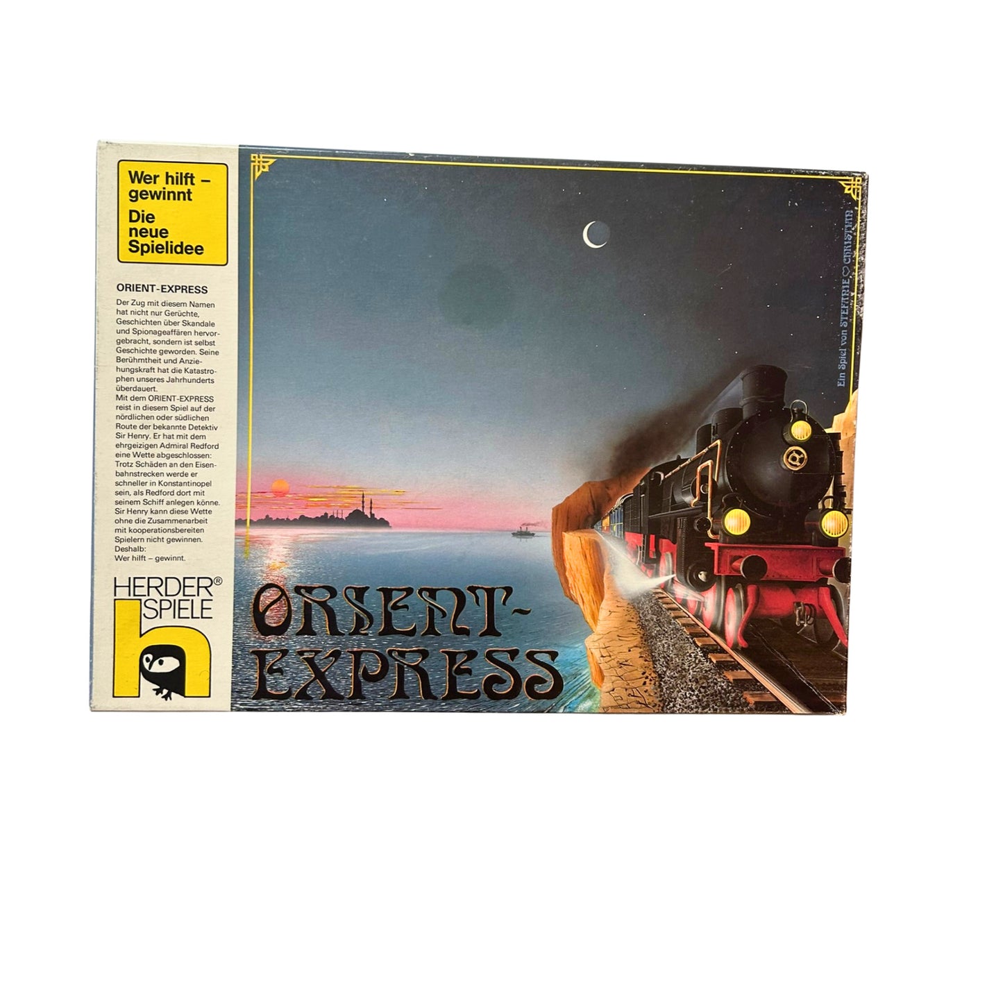 Orient-Express Herder 1986 80er retro vtg geprüft – SKU A9750 – Gesellschaftsspiel gebraucht kaufen bei Brettspielimperium