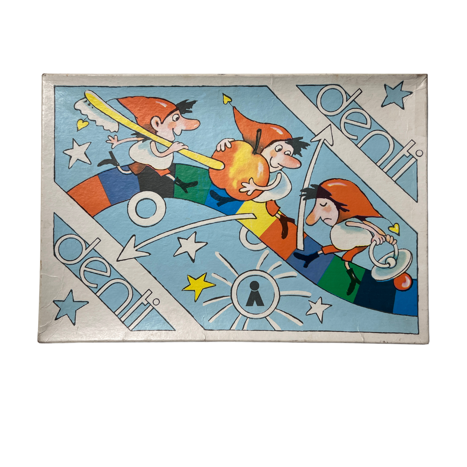 original DDR Spielzeug Brettspiel DENTI VEB Plasticart - Vollständig - Ansicht 1