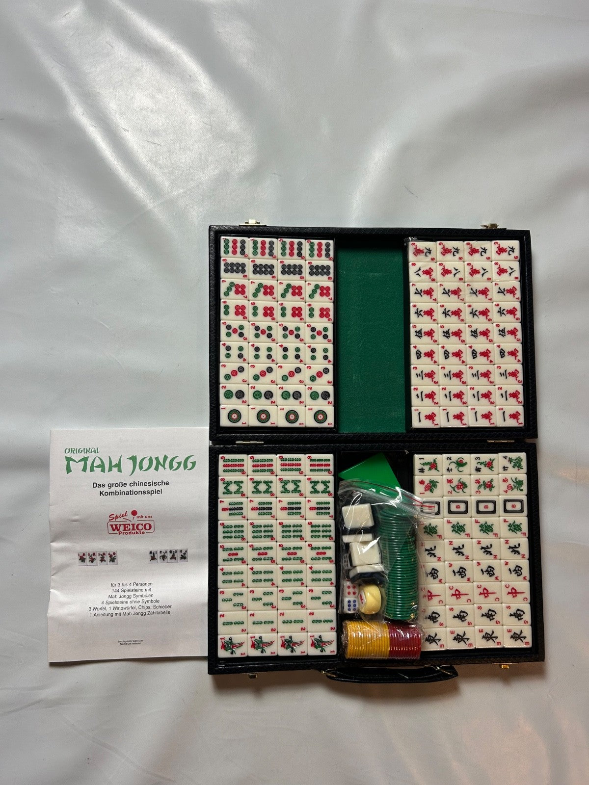 Original Mah Jongg Mah Jong  Weico 99048 im Koffer  Unbespielt - Ansicht 8