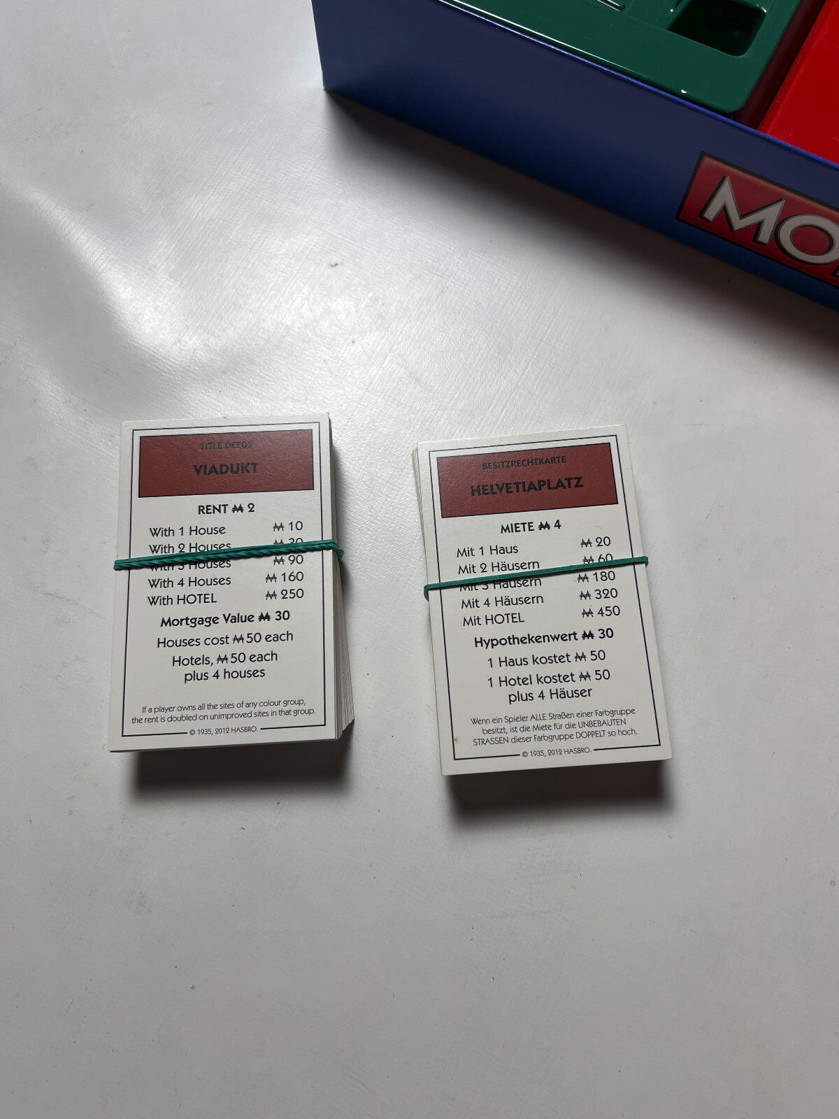 Original Monopoly Zürich Schweiz Edition Winning Moves - Vollständig - Ansicht 6