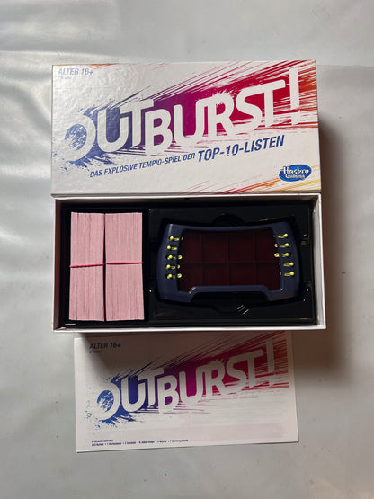 Outburst Spiel das explosive Tempo Spiel - 2016 Hasbro-Vollständig - Ansicht 2