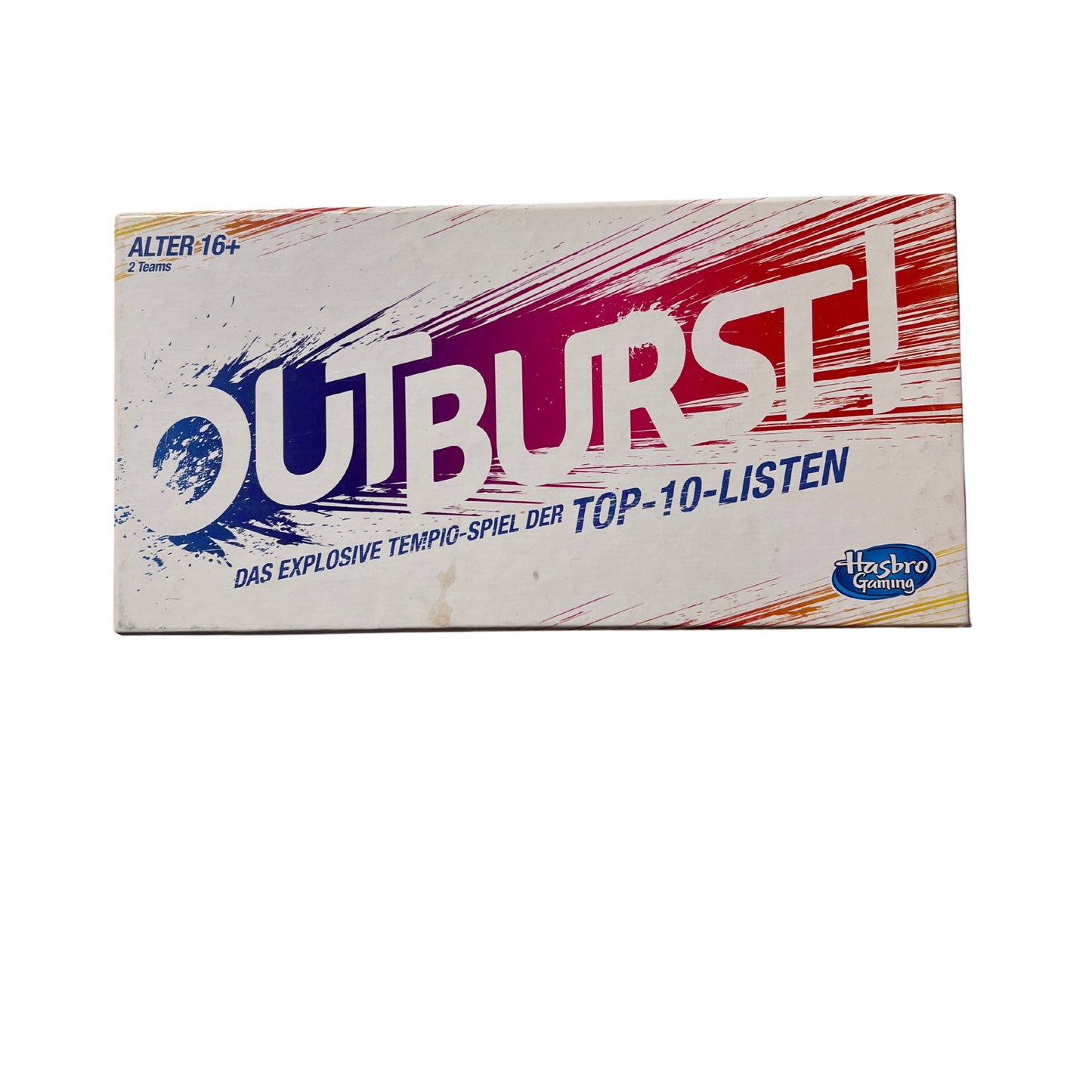 Outburst Spiel das explosive Tempo Spiel - 2016 Hasbro-Vollständig – SKU A8490 – Gesellschaftsspiel gebraucht kaufen bei Brettspielimperium
