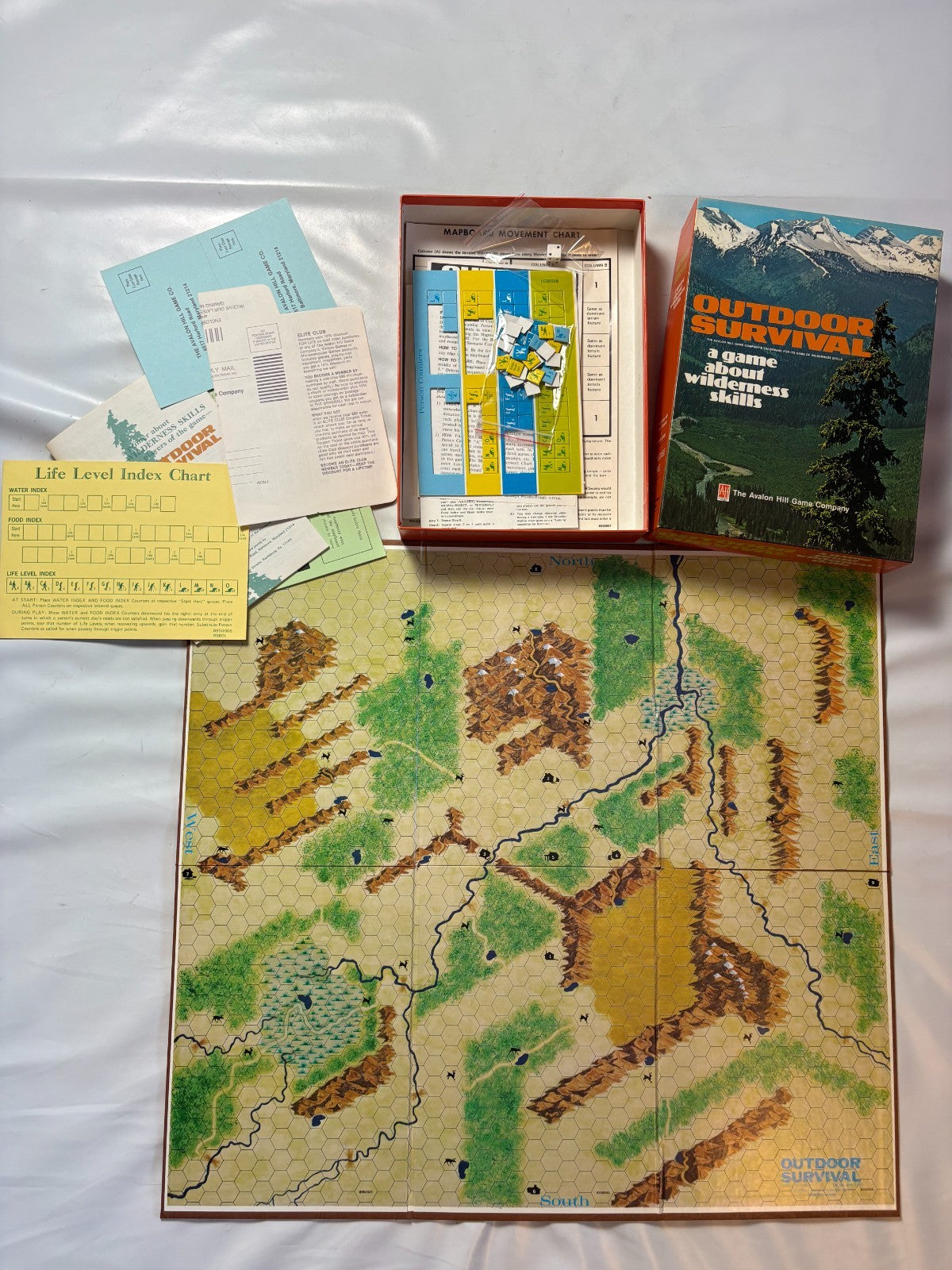 Outdoor Survival: A Game About Wilderness Skills, Avalon Hill Englisch  Vollstä - Ansicht 6