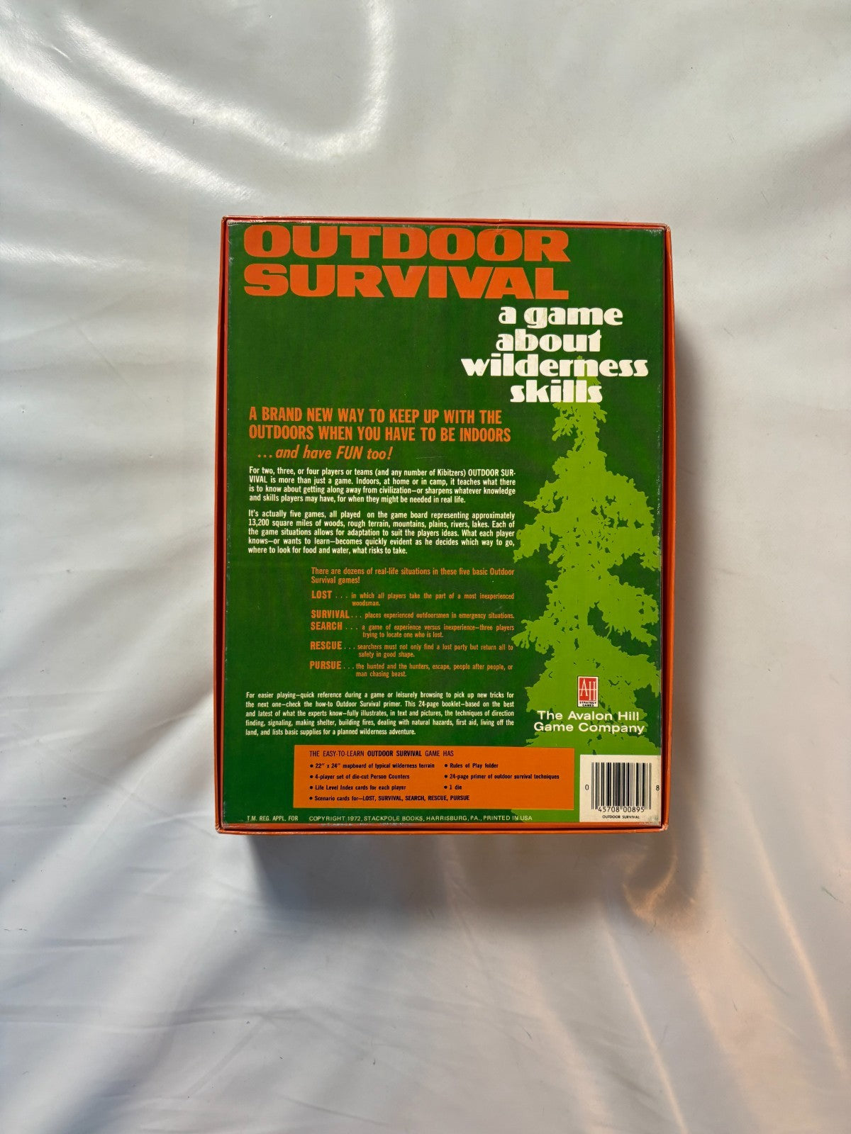 Outdoor Survival: A Game About Wilderness Skills, Avalon Hill Englisch  Vollstä - Ansicht 9