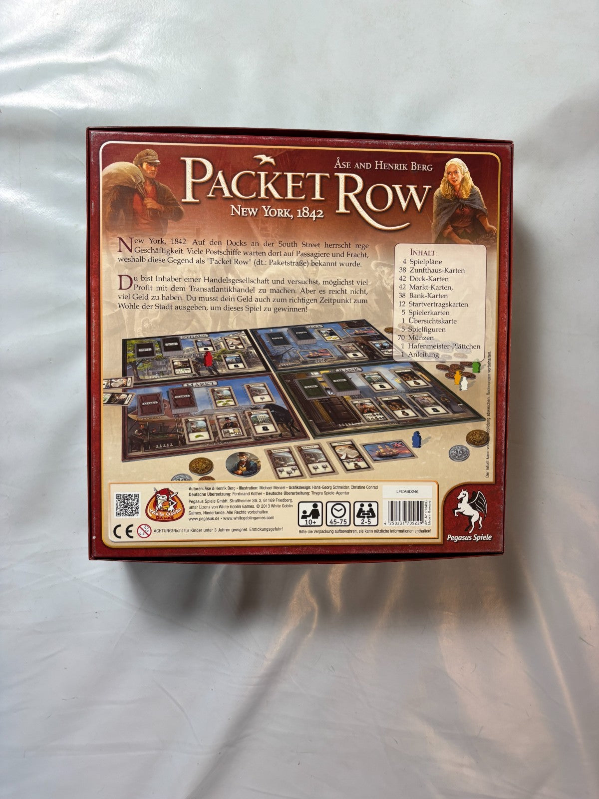 Packet Row New York 1842 Folie  Pegasus  Brettspiele  Unbespielt - Ansicht 9