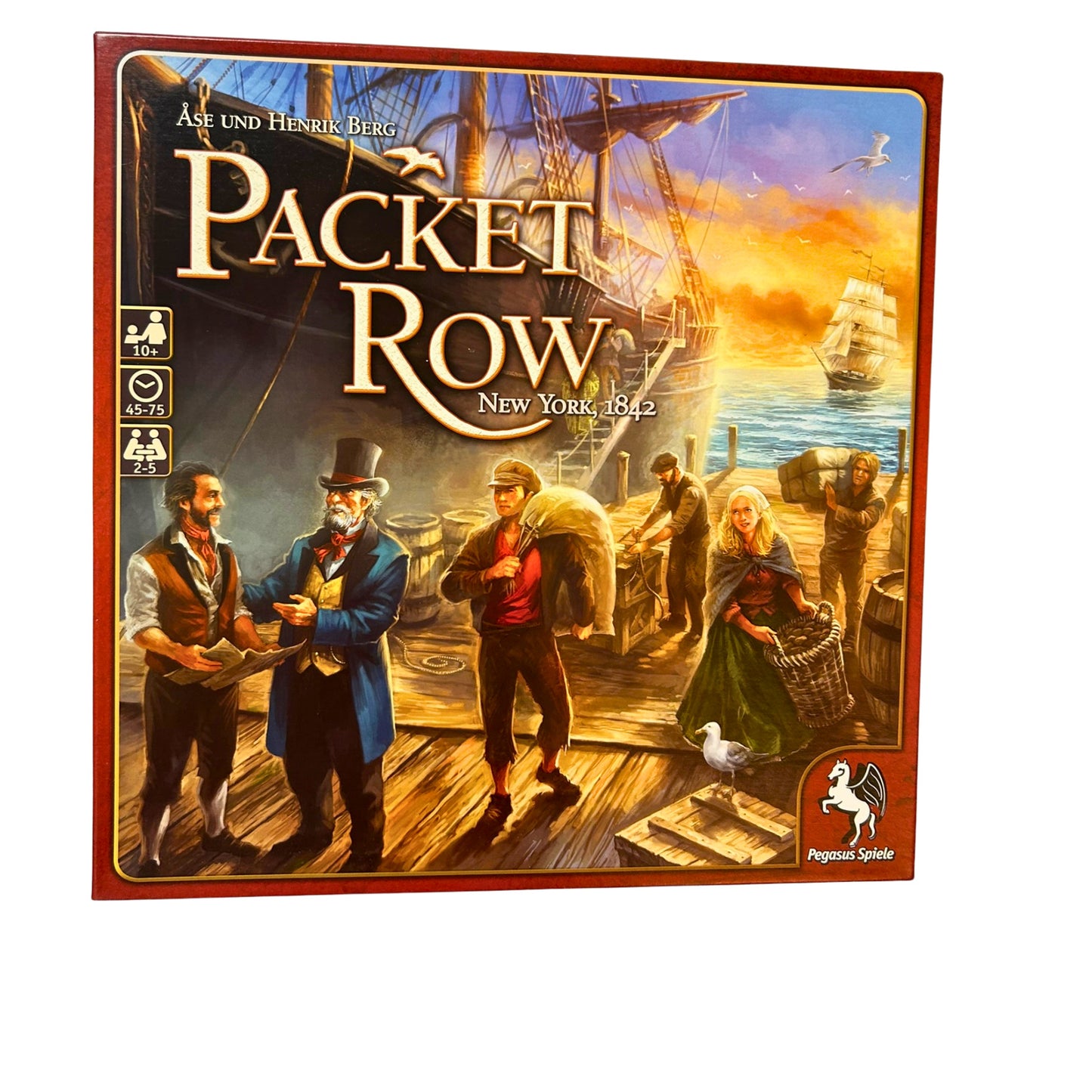 Packet Row New York 1842 Folie - Pegasus - Brettspiele - Unbespielt – SKU A9189 – Gesellschaftsspiel gebraucht kaufen bei Brettspielimperium