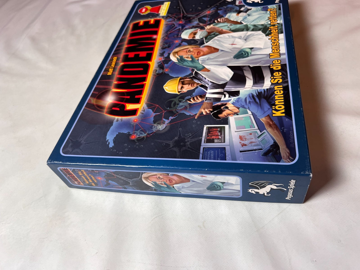 Pandemie Pegasus Spiele Brettspiel | alte Ausgabe Holzsteine 2012 Vollständig - Ansicht 5