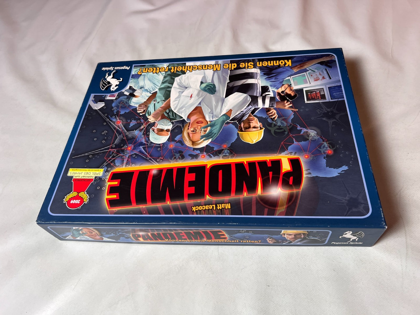 Pandemie Pegasus Spiele Brettspiel | alte Ausgabe Holzsteine 2012 Vollständig - Ansicht 6