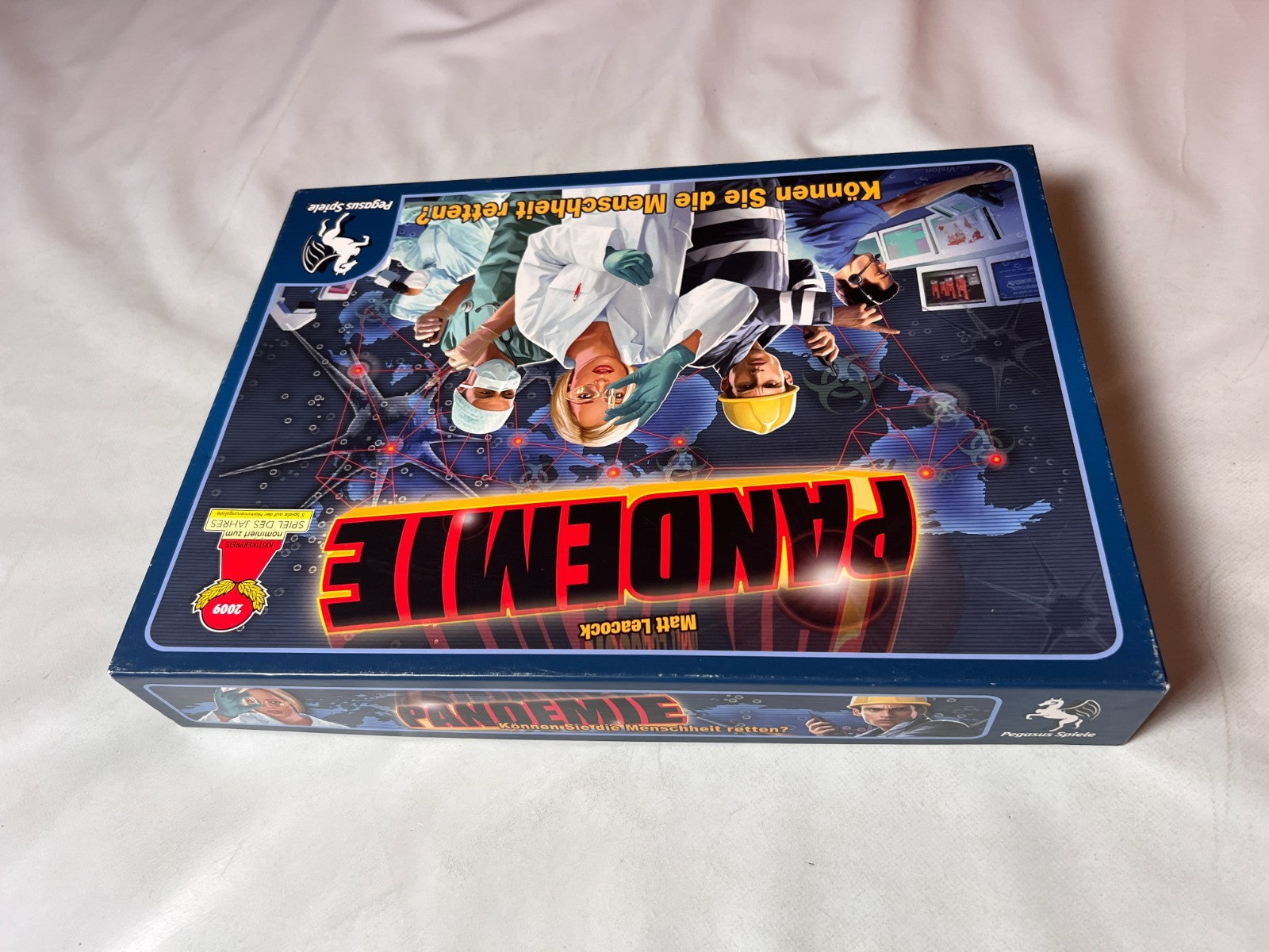 Pandemie Pegasus Spiele Brettspiel | alte Ausgabe Holzsteine 2012 Vollständig - Ansicht 6