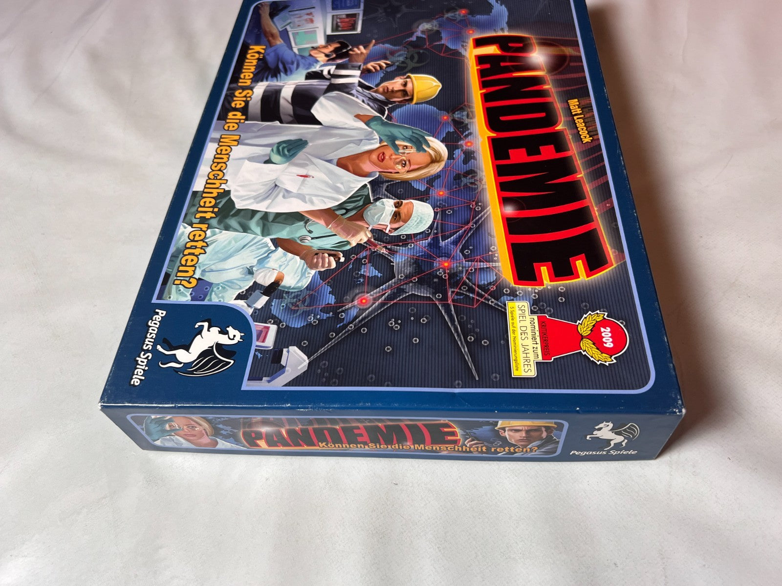 Pandemie Pegasus Spiele Brettspiel | alte Ausgabe Holzsteine 2012 Vollständig - Ansicht 7