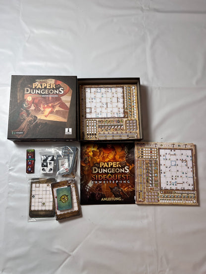 Paper Dungeons + mit Erweiterung Sidequest - Vollständig - Ansicht 2