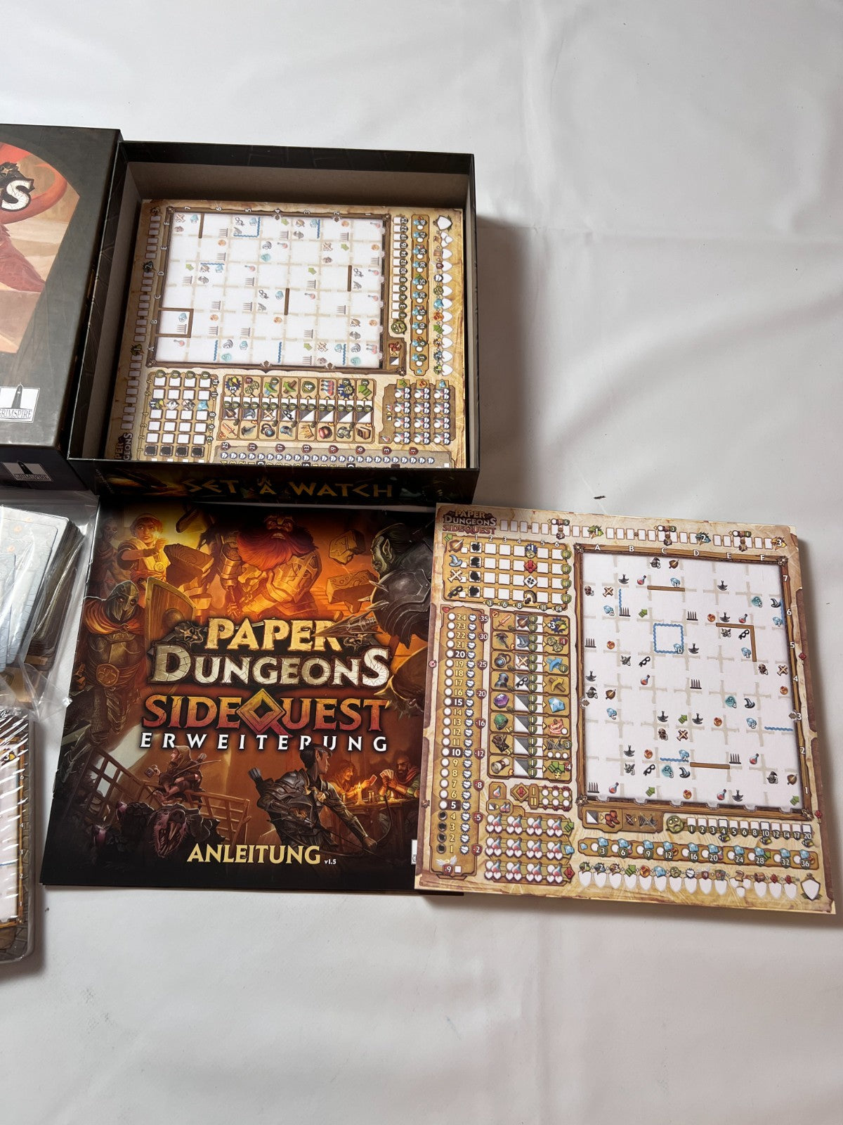 Paper Dungeons + mit Erweiterung Sidequest - Vollständig - Ansicht 4