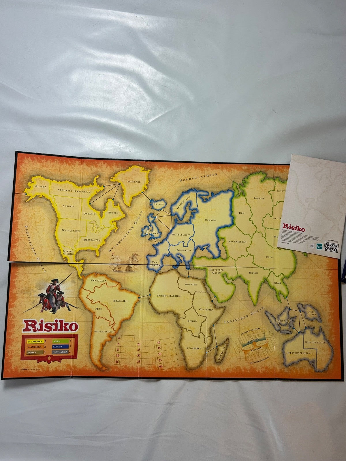 Parker  Risiko  Das Grosse Strategiespiel  im Buchformat  Vollständig - Ansicht 7