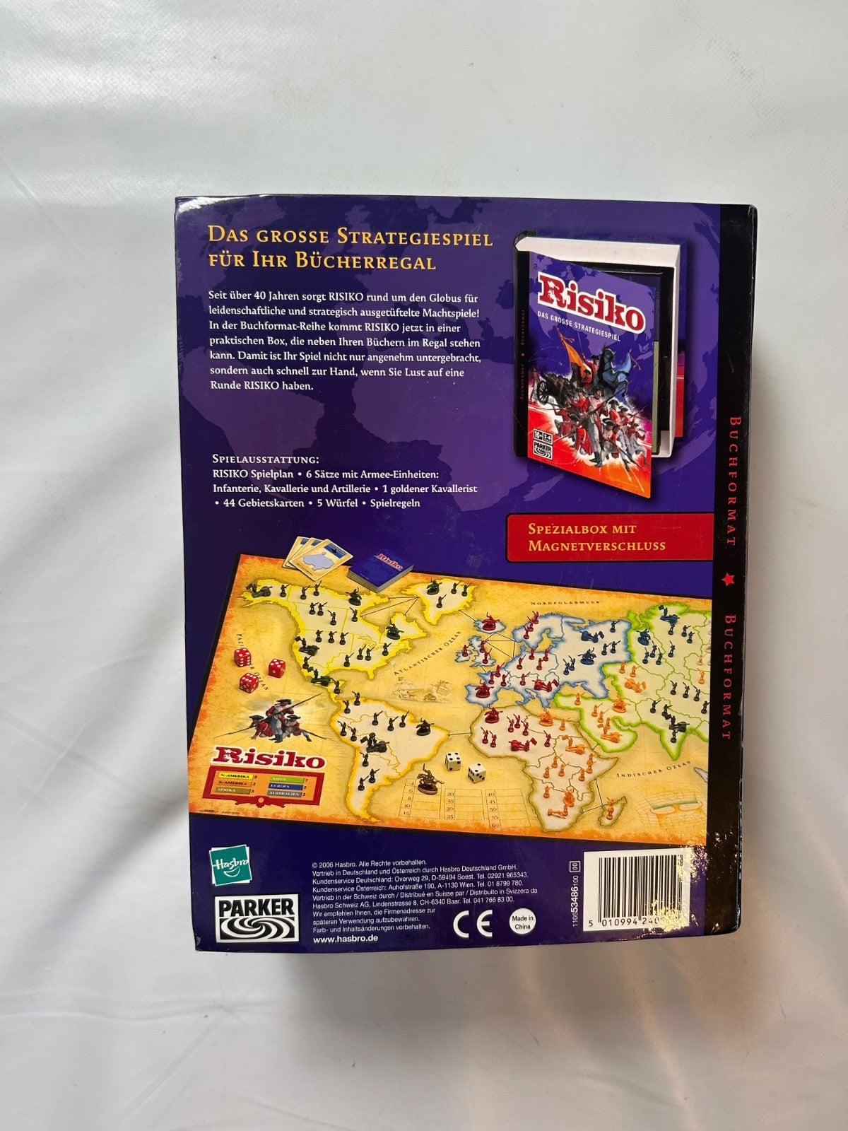 Parker  Risiko  Das Grosse Strategiespiel  im Buchformat  Vollständig - Ansicht 9