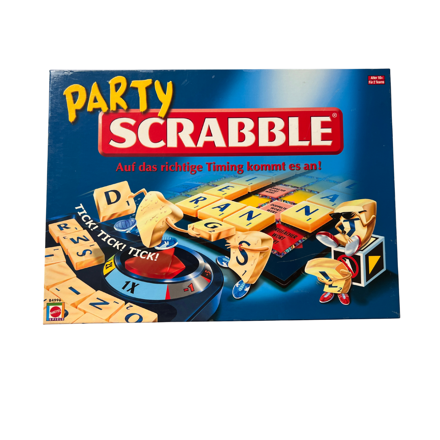 Party Scrabble Spiel  Mattel Deutsch Brettspiel  Vollständig - Ansicht 1