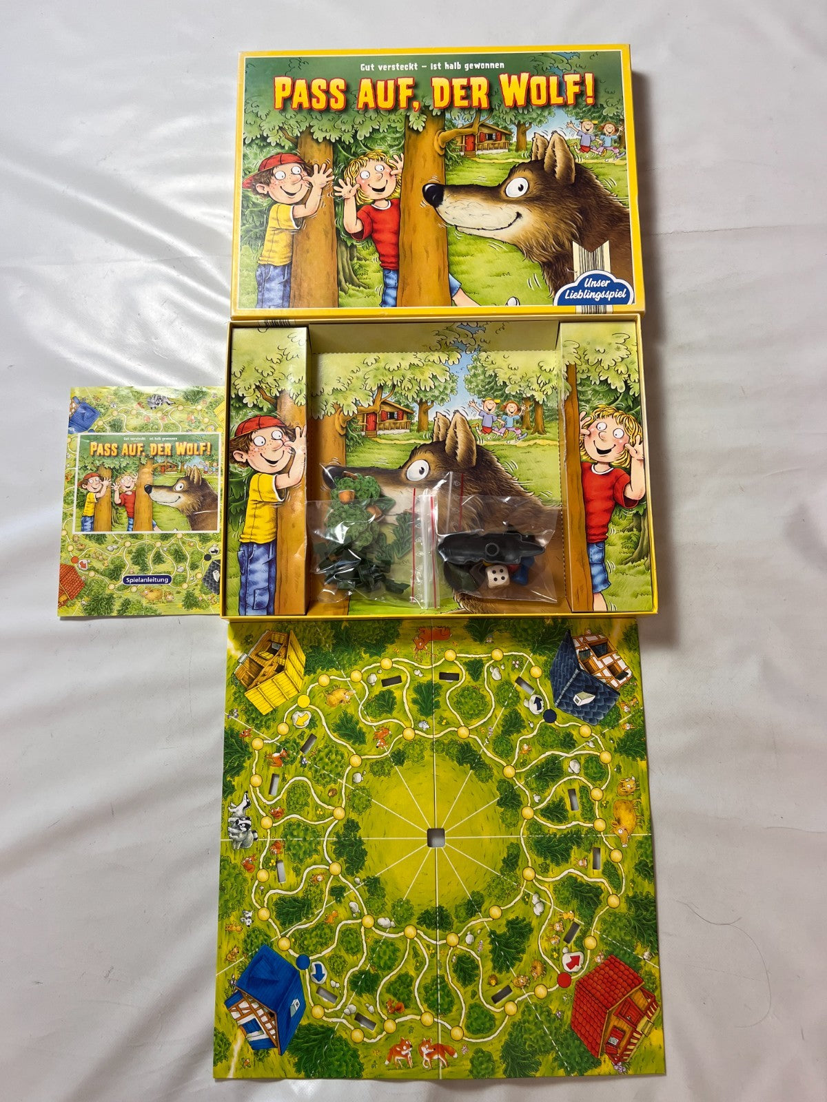 Pass auf, der Wolf! Brettspiel für Kinder Bookmark - Vollständig - Ansicht 2