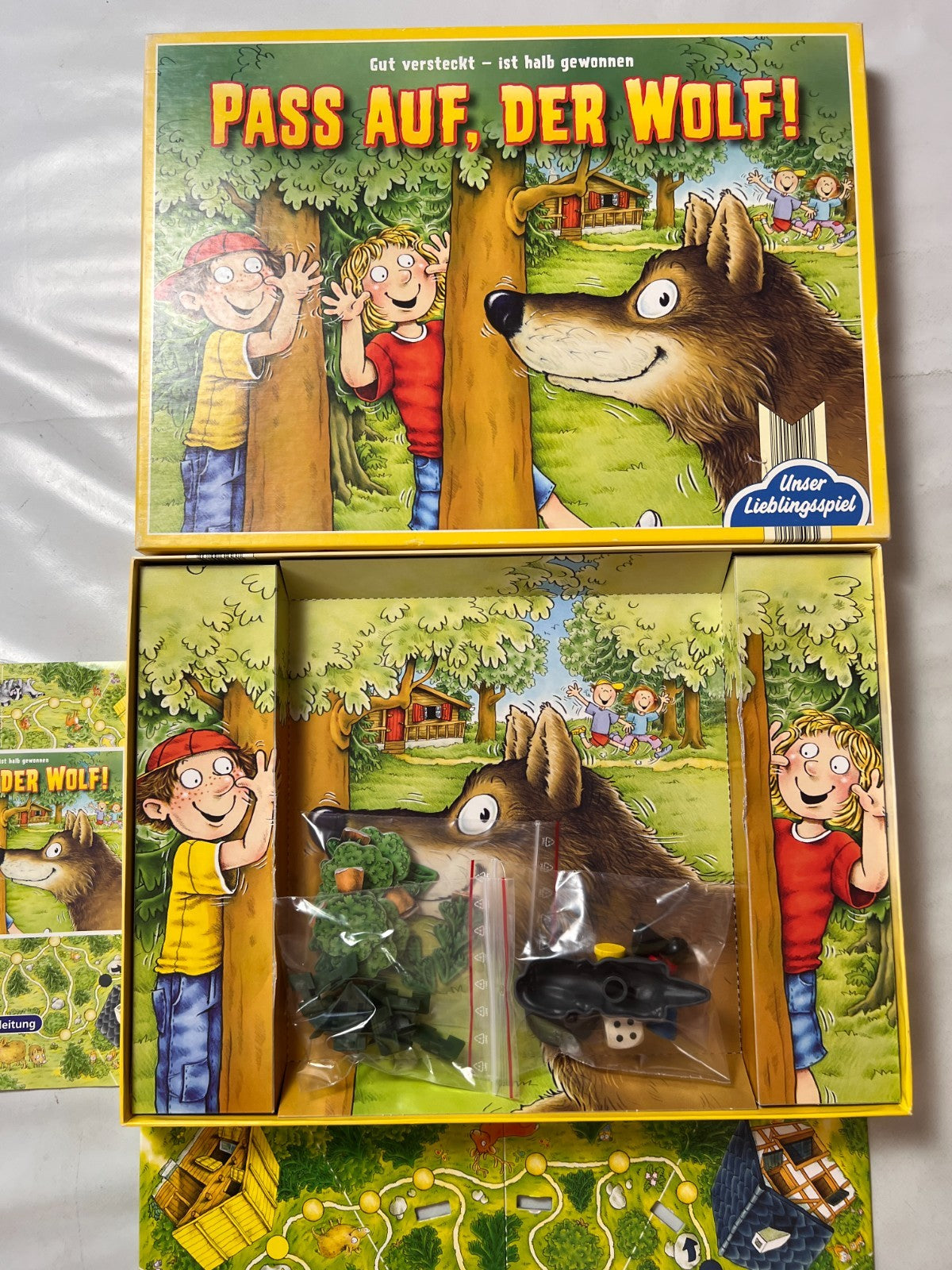 Pass auf, der Wolf! Brettspiel für Kinder Bookmark - Vollständig - Ansicht 3
