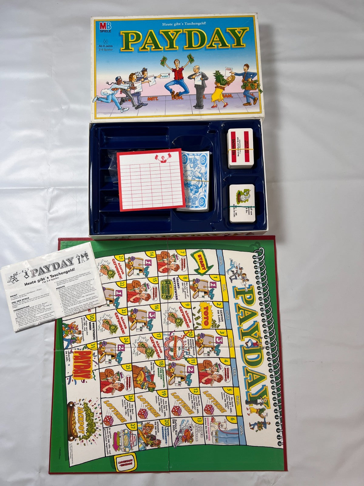 Payday - Komplett Top! MB Spiele Brettspiel 1997 - Vollständig - Ansicht 2