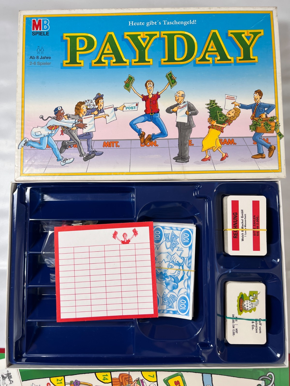 Payday - Komplett Top! MB Spiele Brettspiel 1997 - Vollständig - Ansicht 3
