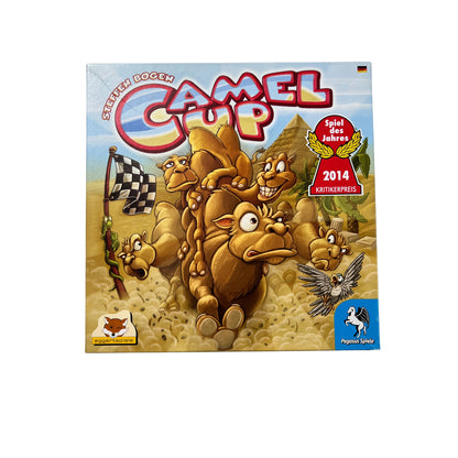 Pegasus Camel Up Gesellschaftsspiel - Camel Cup 2017 - Unbespielt – SKU A13312 – Gesellschaftsspiel gebraucht kaufen bei Brettspielimperium