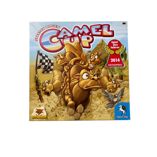 Pegasus Camel Up Gesellschaftsspiel - Camel Cup 2017 - Unbespielt – SKU A13312 – Gesellschaftsspiel gebraucht kaufen bei Brettspielimperium
