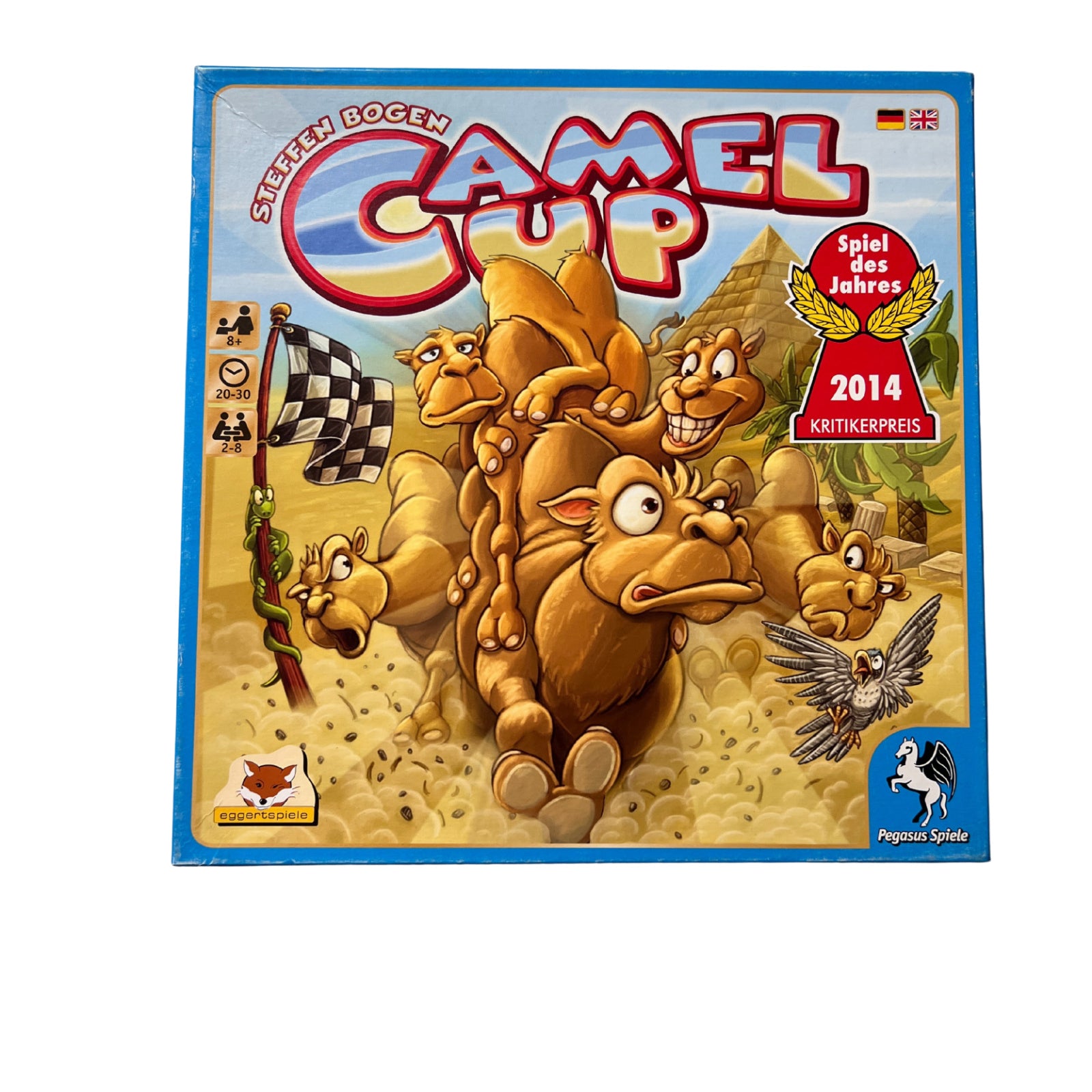 Pegasus Camel Up Gesellschaftsspiel - Camel Cup – SKU A10515 – Gesellschaftsspiel gebraucht kaufen bei Brettspielimperium