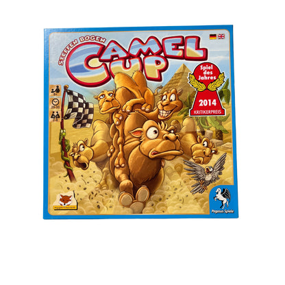 Pegasus Camel Up Gesellschaftsspiel - Camel Cup – SKU A13154 – Gesellschaftsspiel gebraucht kaufen bei Brettspielimperium