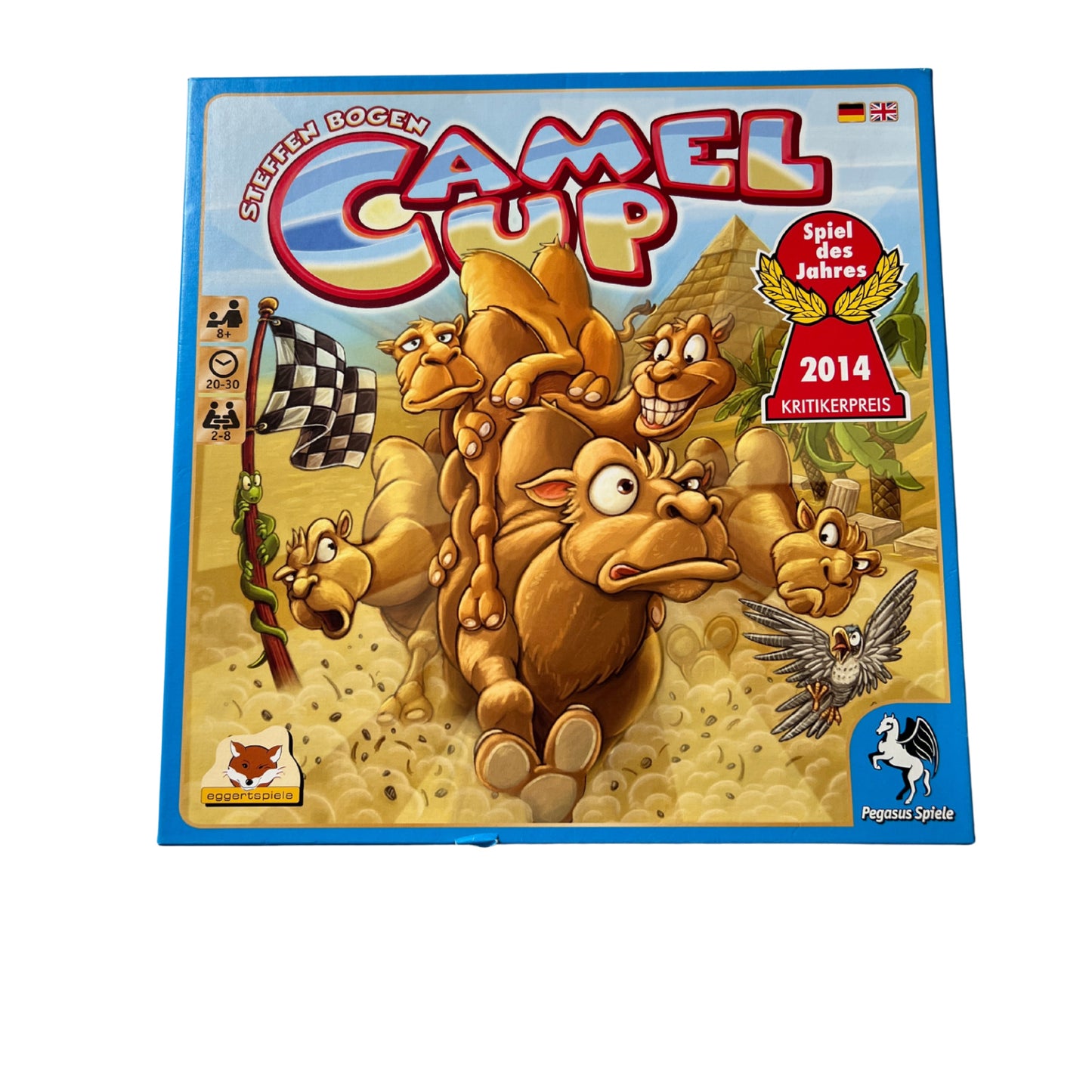 Pegasus Camel Up Gesellschaftsspiel - Camel Cup – SKU A13174 – Gesellschaftsspiel gebraucht kaufen bei Brettspielimperium