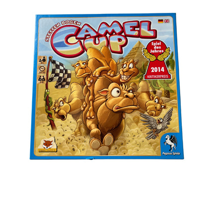 Pegasus Camel Up Gesellschaftsspiel - Camel Cup – SKU A13174 – Gesellschaftsspiel gebraucht kaufen bei Brettspielimperium