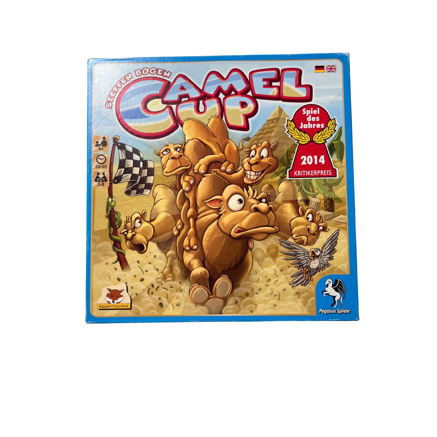 Pegasus Camel Up Gesellschaftsspiel - Camel Cup – SKU A13475 – Gesellschaftsspiel gebraucht kaufen bei Brettspielimperium