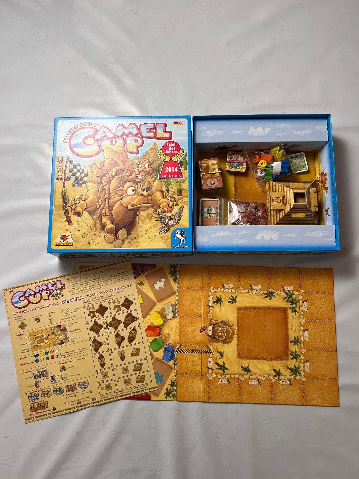 Pegasus Camel Up Gesellschaftsspiel  Camel Cup  Vollständig - Ansicht 2
