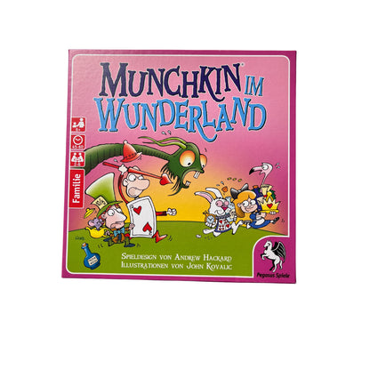 Pegasus Munchkin im Wunderland Brettspiel – SKU A13124 – Gesellschaftsspiel gebraucht kaufen bei Brettspielimperium