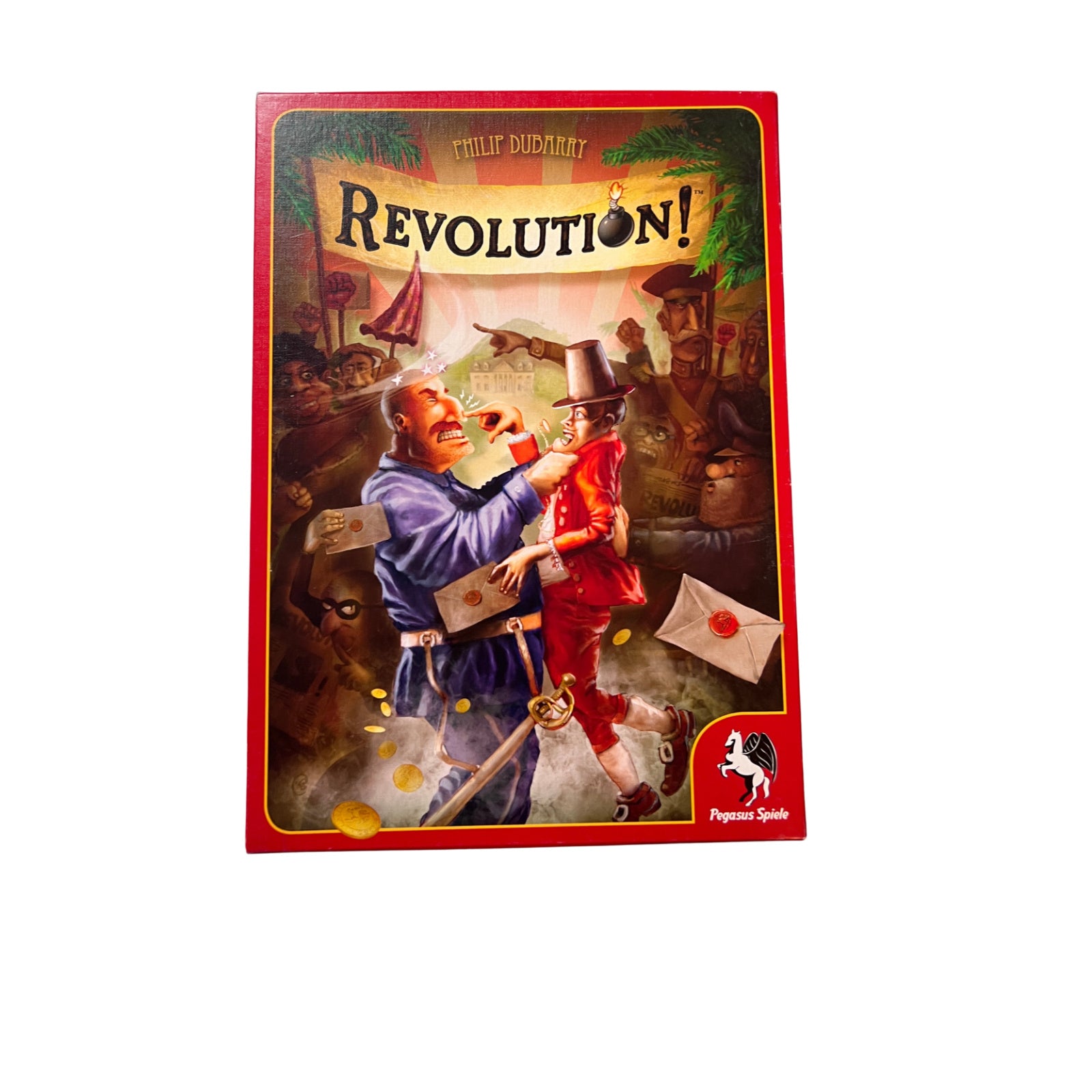 Pegasus Spiele Revolution! Brettspiel Philip Dubarry – SKU A13986 – Gesellschaftsspiel gebraucht kaufen bei Brettspielimperium