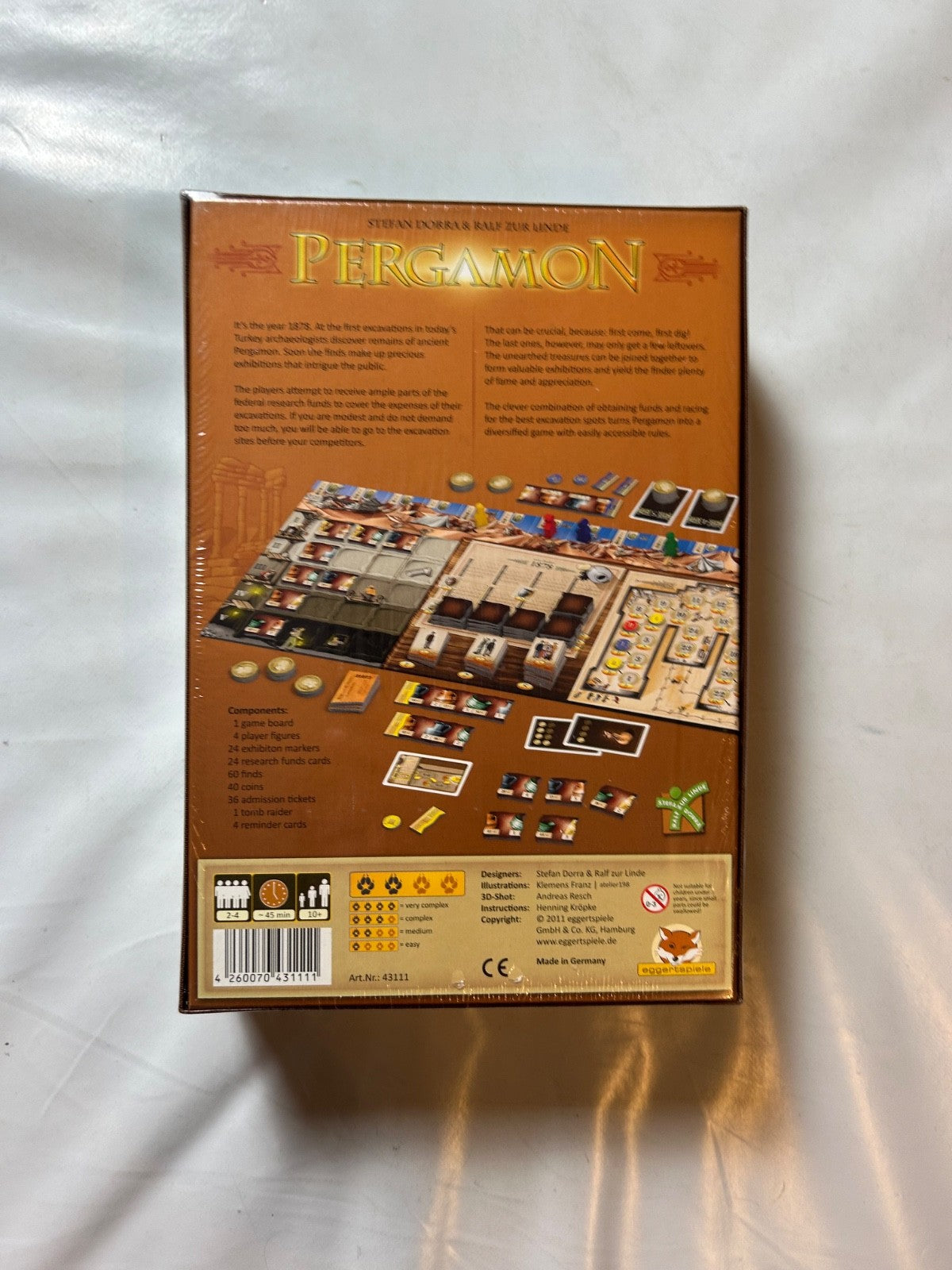 Pergamon  Brettspiel  Eggertspiele Englisch   NEU in Folie - Ansicht 6