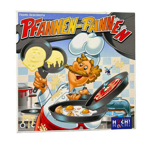 Pfannen-Pannen Kochspiel Huch & Friends Brettspiel – SKU A8617 – Gesellschaftsspiel gebraucht kaufen bei Brettspielimperium