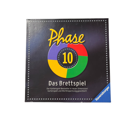 Phase 10 Brettspiel Spiel Gesellschaftsspiel Ravensburger – SKU A10487 – Gesellschaftsspiel gebraucht kaufen bei Brettspielimperium