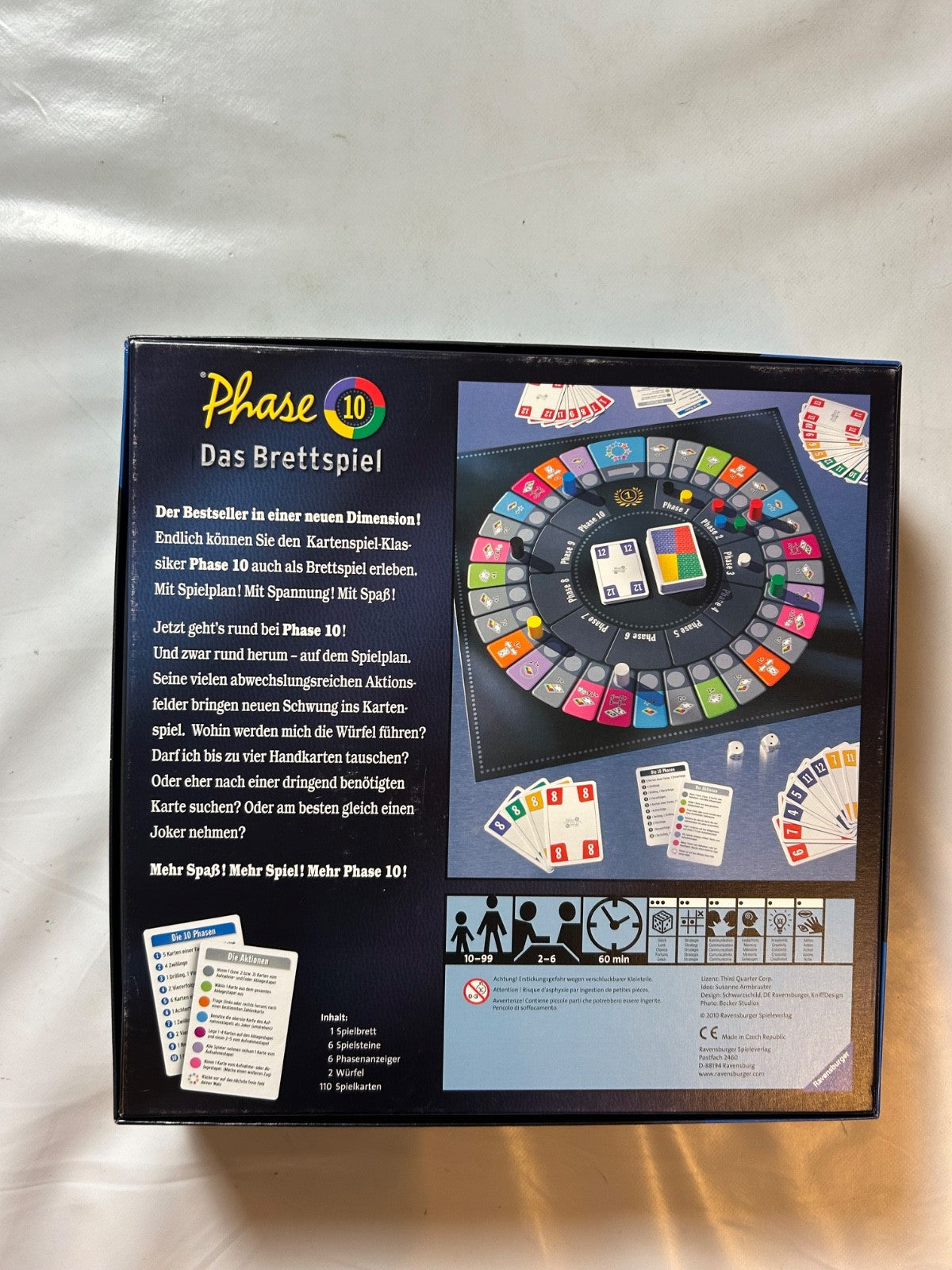 Phase 10 Brettspiel Spiel Gesellschaftsspiel Ravensburger  Unbespielt - Ansicht 13