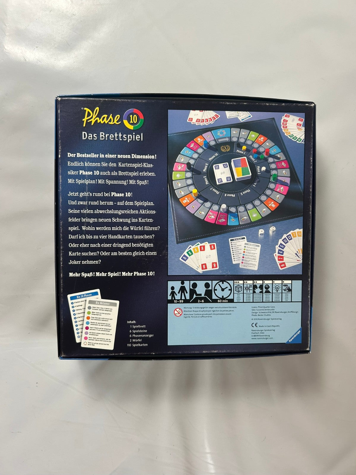 Phase 10 Brettspiel Spiel Gesellschaftsspiel Ravensburger  Vollständig - Ansicht 10