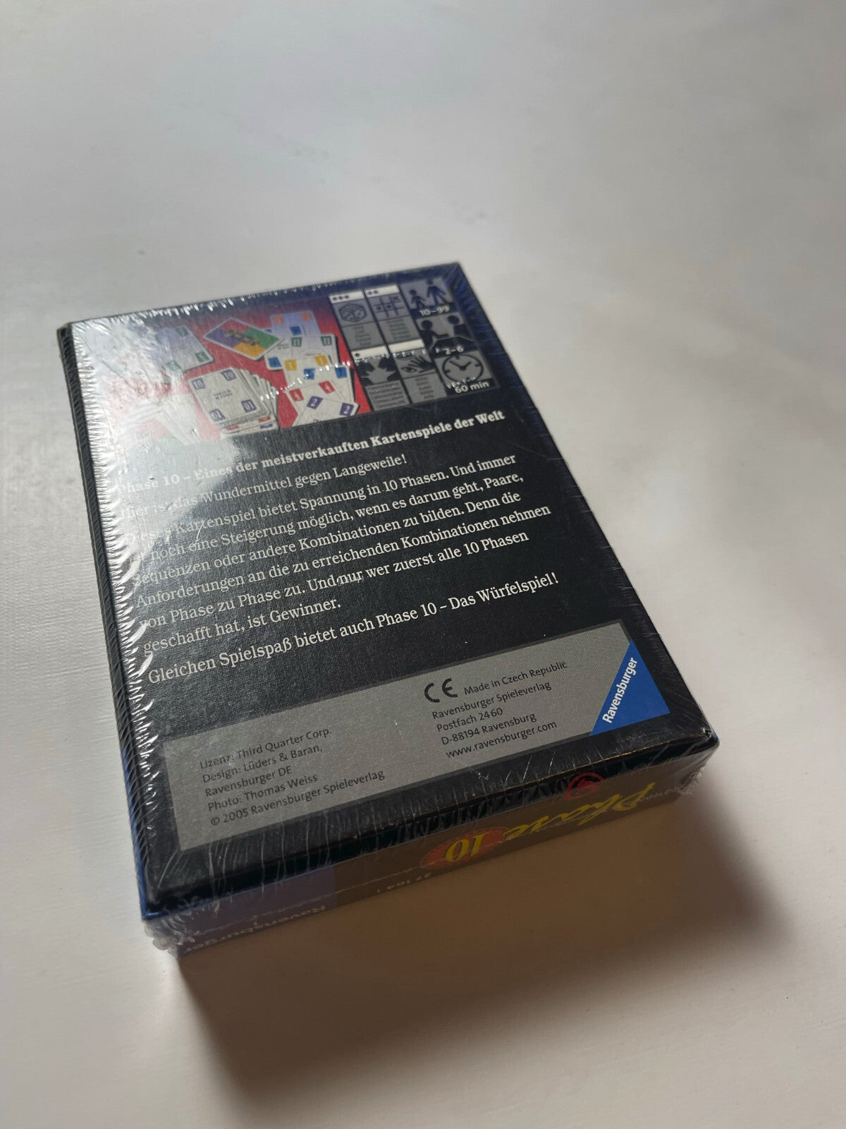 Phase 10 Kartenspiel Spiel alte Version Ravensburger 2005 - NEU in Folie - Ansicht 2
