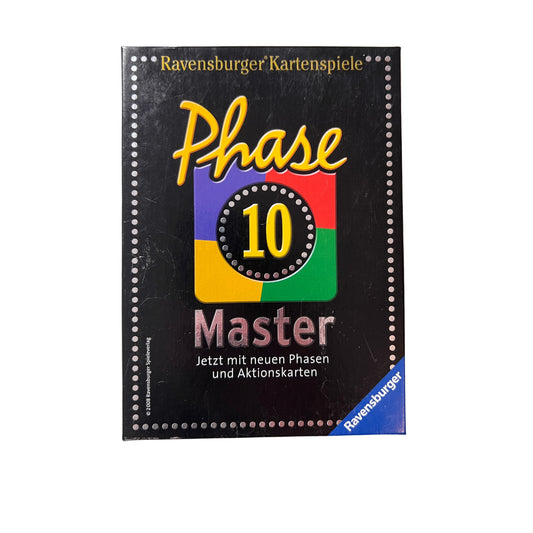 PHASE 10 MASTER RAVENSBURGER Kartenspiel – SKU A14497 – Kartenspiel gebraucht kaufen bei Brettspielimperium