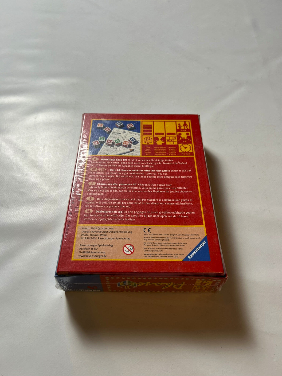 Phase 10 Würfelspiel Spiel Alte Version  Ravensburger - NEU in Folie - Ansicht 2
