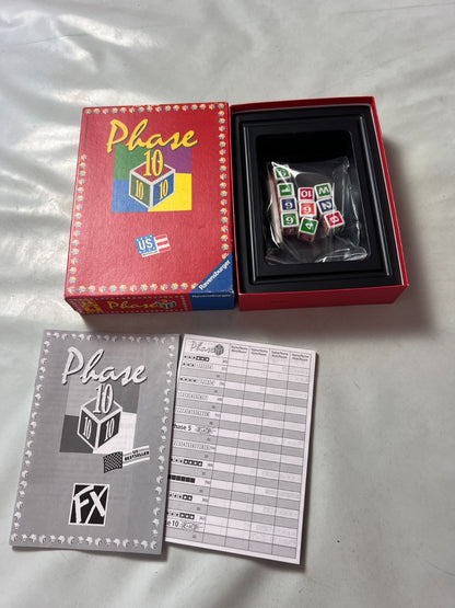 Phase 10 Würfelspiel Spiel Ravensburger Alte Version 2001 - Vollständig - Ansicht 3