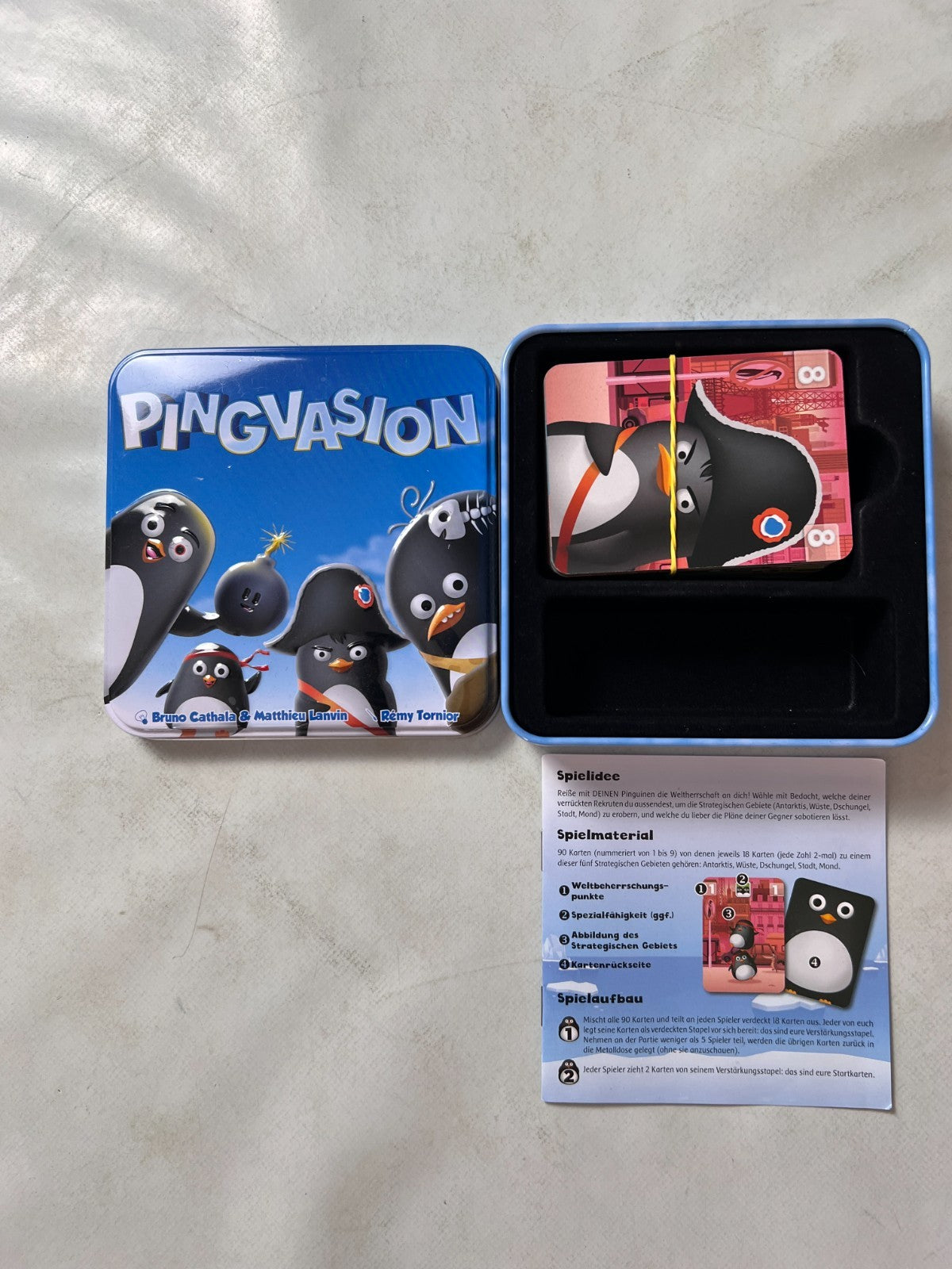 Pingvasion von AsmODee Blechbox - Vollständig - Ansicht 2