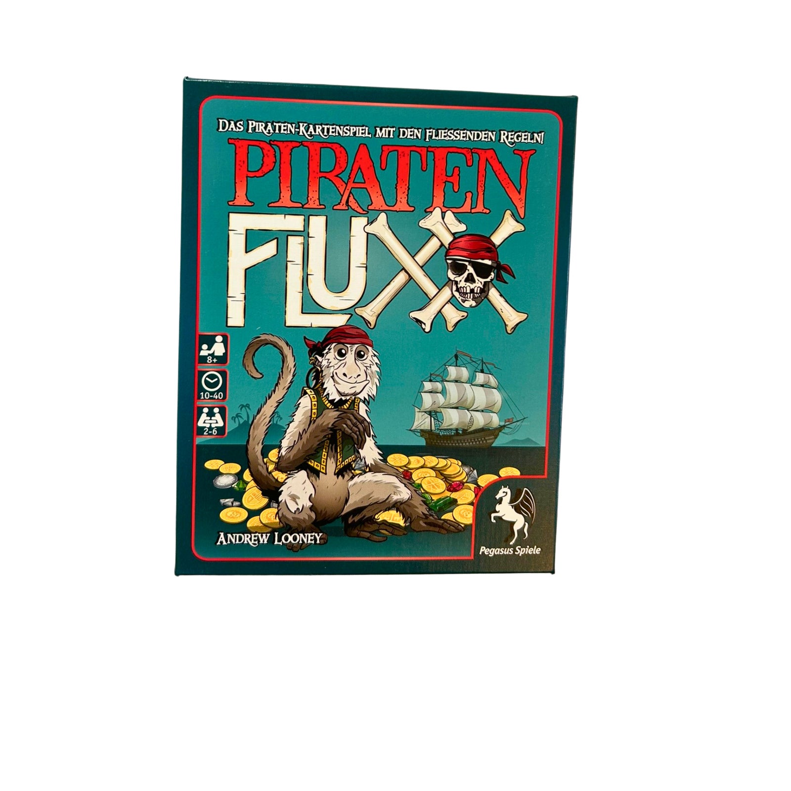 PIRATEN FLUXX Kartenspiel Gesellschaftsspiel Pegasus – SKU A8965 – Kartenspiel gebraucht kaufen bei Brettspielimperium