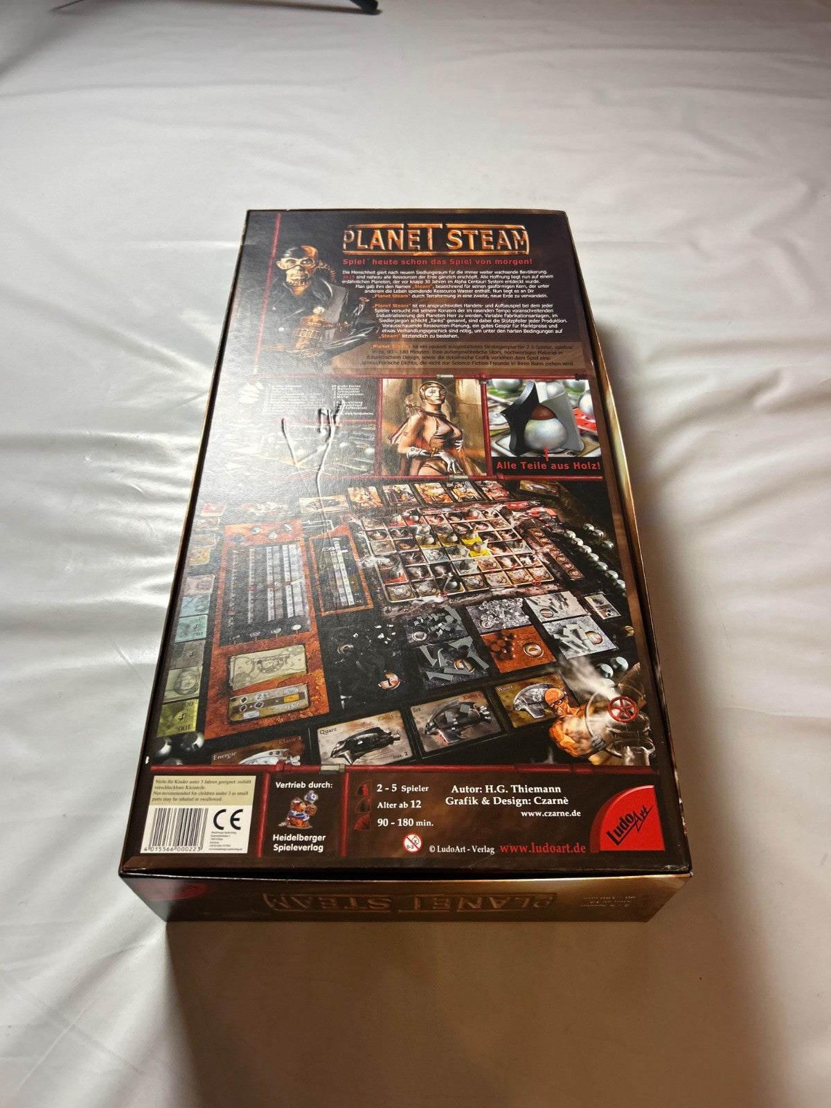 PLANET STEAM Ludo Art HD Spieleverlag Ed. deutsch  Unbespielt - Ansicht 10