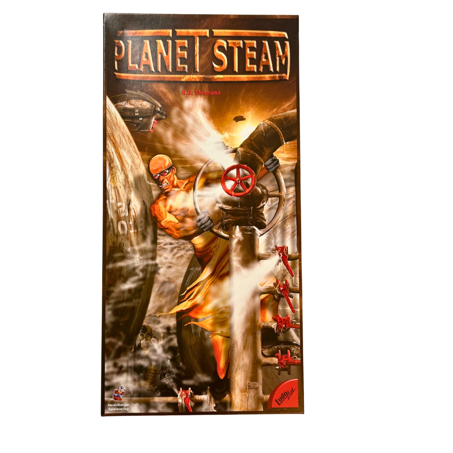 PLANET STEAM Ludo Art HD Spieleverlag Ed. deutsch - Unbespielt – SKU A12169 – Gesellschaftsspiel gebraucht kaufen bei Brettspielimperium