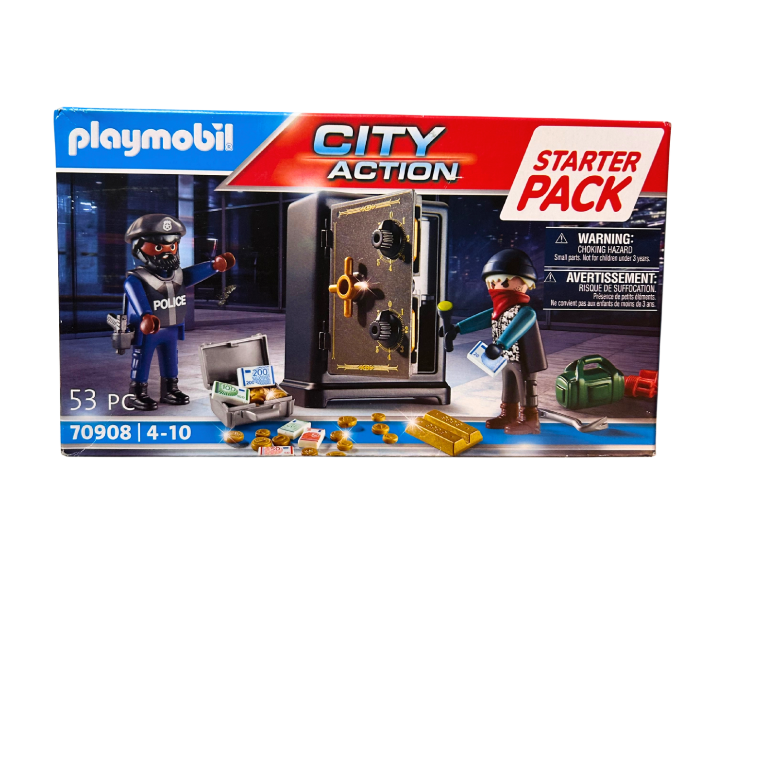 Playmobil 70908 Starter Pack Tresorknacker Polizist Tresor OVP NEU Polizei Dieb - Ansicht 1