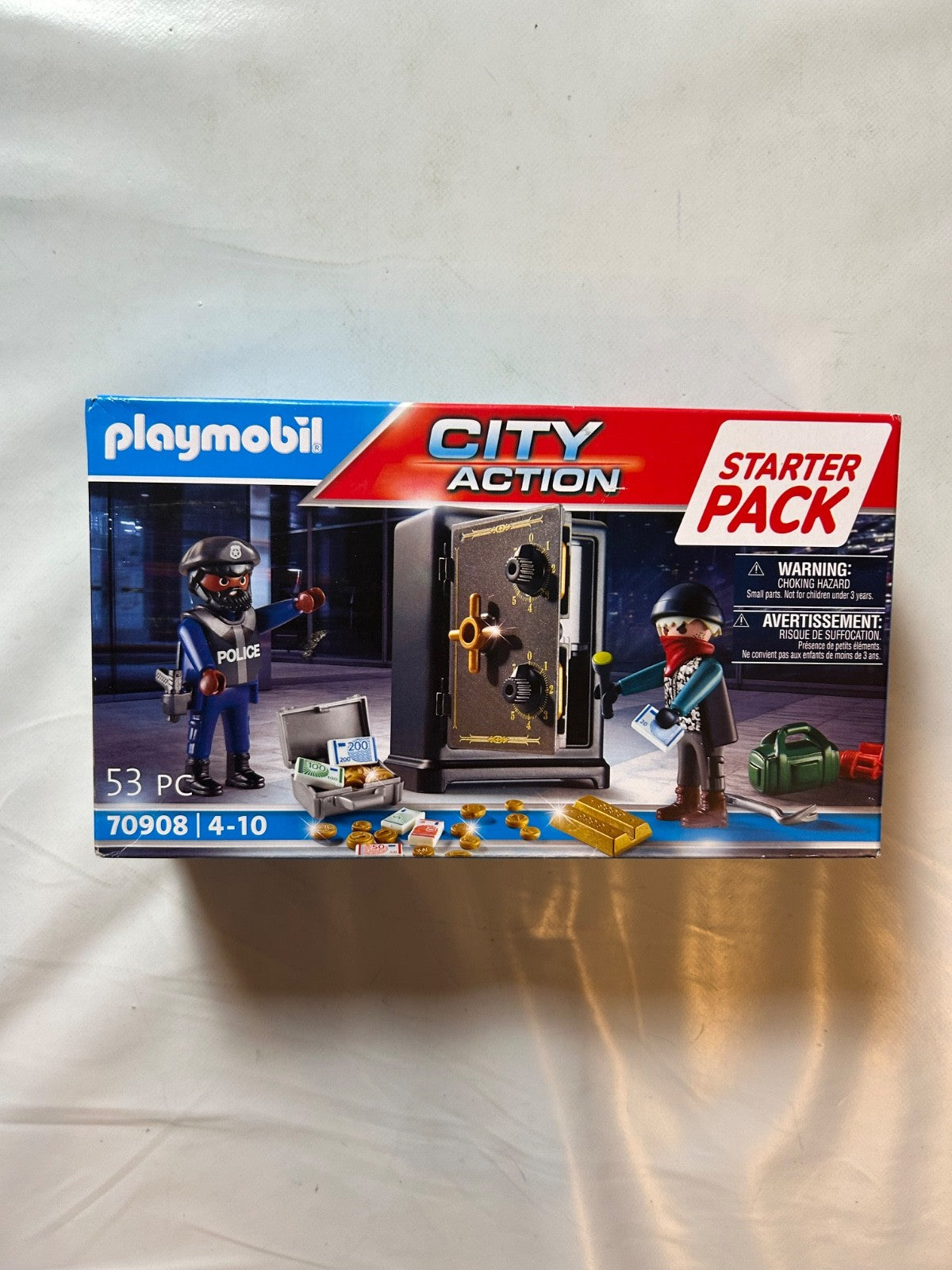 Playmobil 70908 Starter Pack Tresorknacker Polizist Tresor OVP NEU Polizei Dieb - Ansicht 2