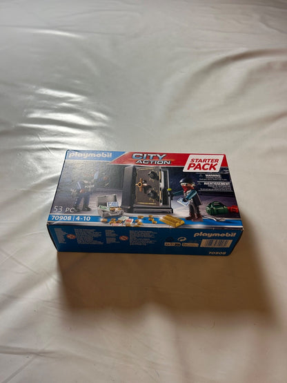 Playmobil 70908 Starter Pack Tresorknacker Polizist Tresor OVP NEU Polizei Dieb - Ansicht 3
