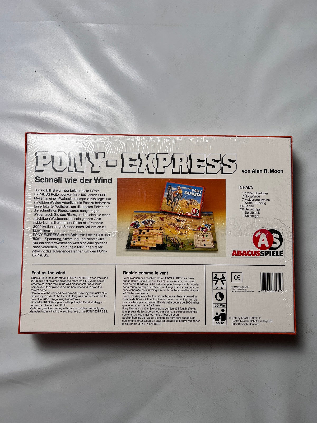 Pony Express Brettspiel Abacusspiel  NEU in Folie - Ansicht 6